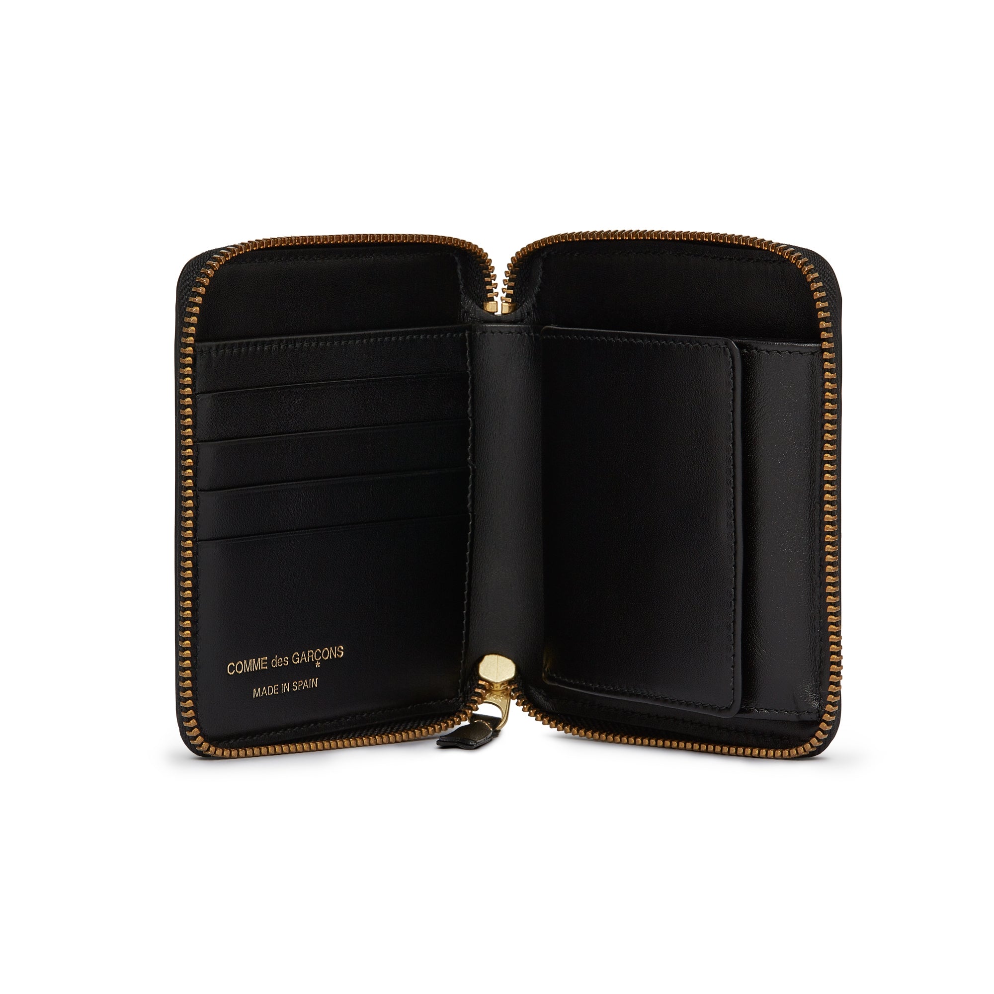 Comme des Garçons Wallet - CDG Classic Leather (Black SA2100) | Dover ...