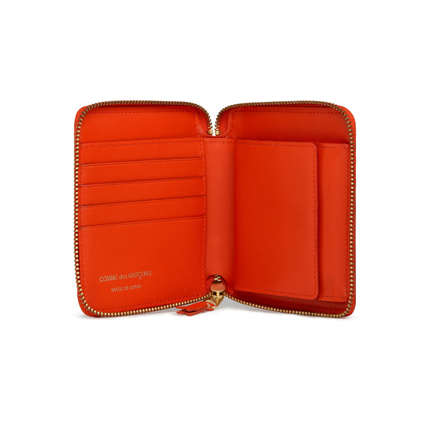 CDG Wallet - Classic Colour Full Zip Around Wallet - (Orange SA2100C)