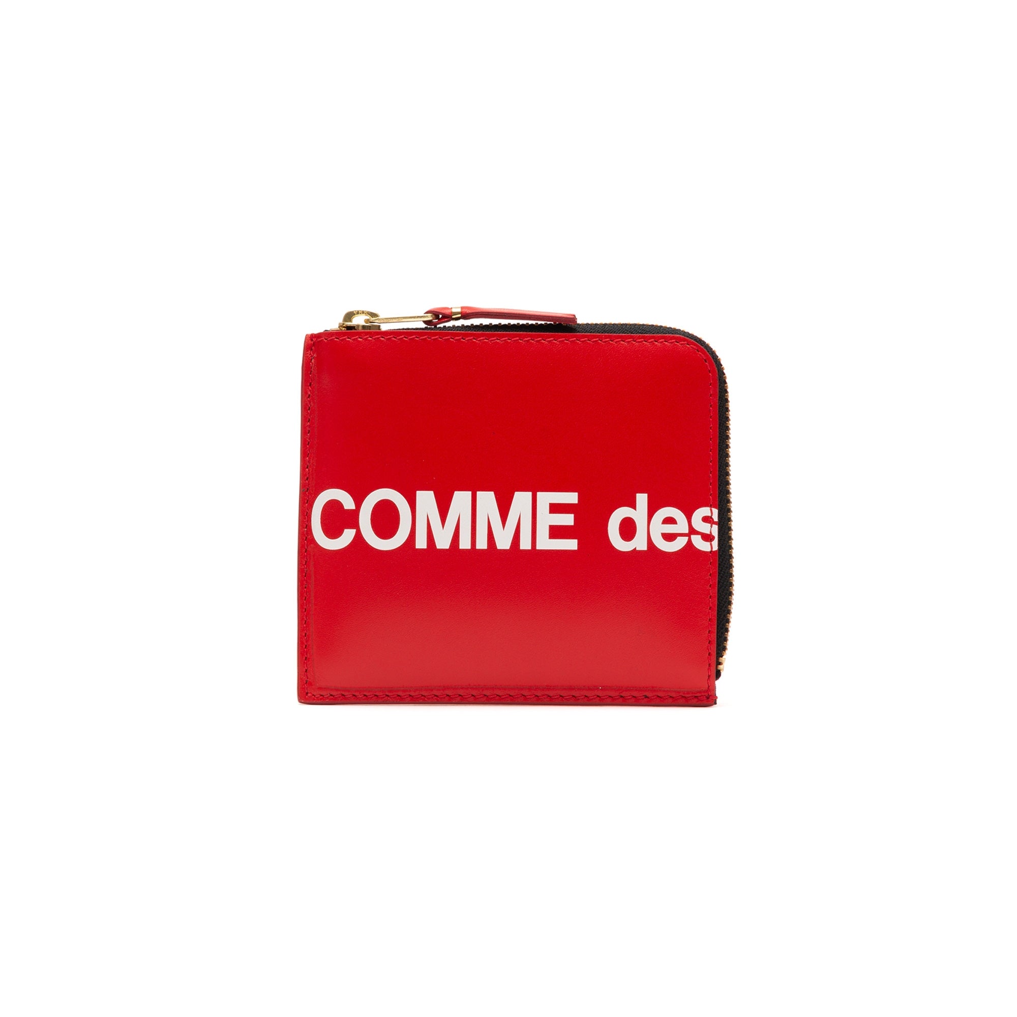 Comme des Garçons Wallet - CDG Huge Logo Wallet (Red SA3100HL) | Dover ...