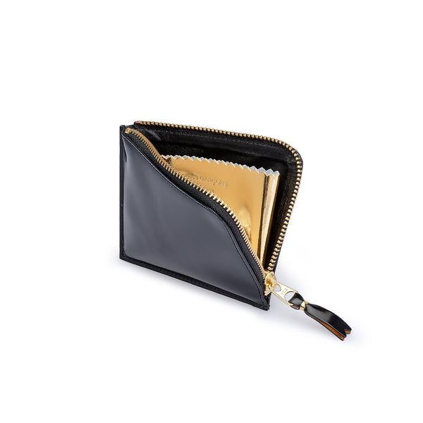 CDG Wallet Mirror Inside Black/Gold - (SA3100MI)