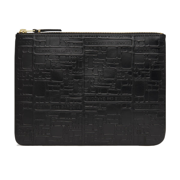 CDG Wallet Embossed Logo (Black SA5100EL)