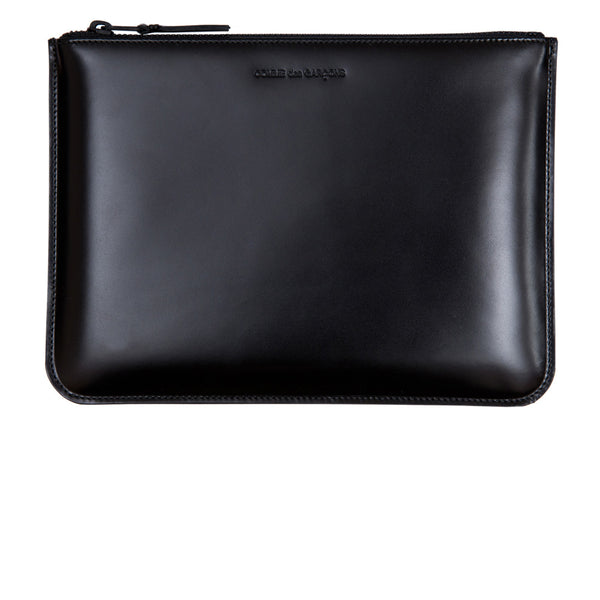 CDG Wallet Very Black Zip Pouch (SA5100VB)