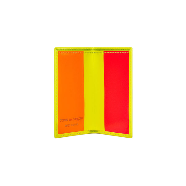 CDG Wallet - Super Fluo Bifold Wallet - (Yellow SA6400SF)