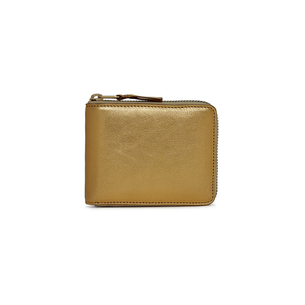CDG Wallet - Gold Full Zip Around Wallet - (SA7100G)