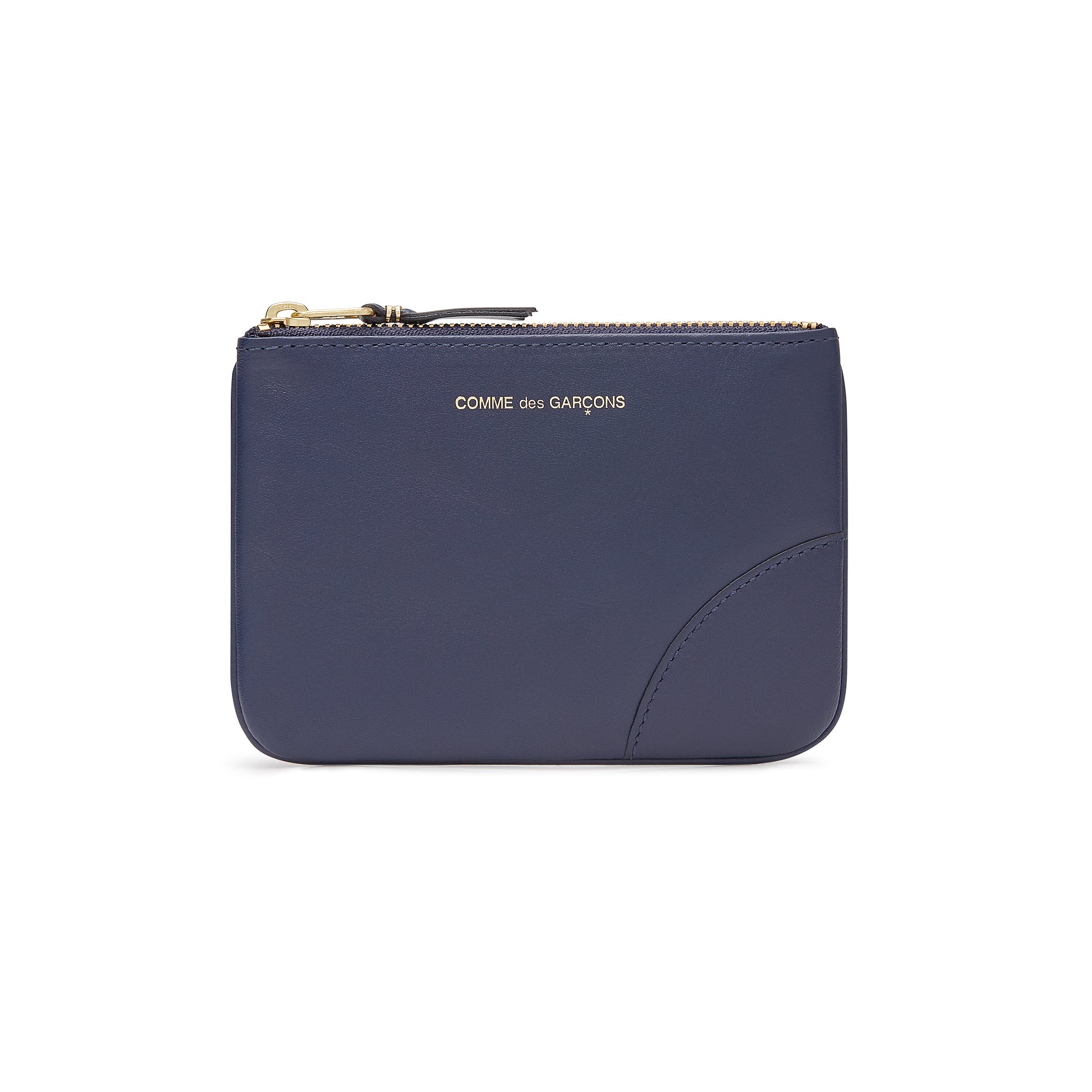 CDG Wallet - Classic Colour Wallet Zip Pouch - (SA8100 Navy) view 1