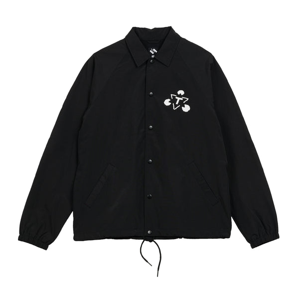 The Trilogy Tapes - Three People Coach Jacket - (Black)