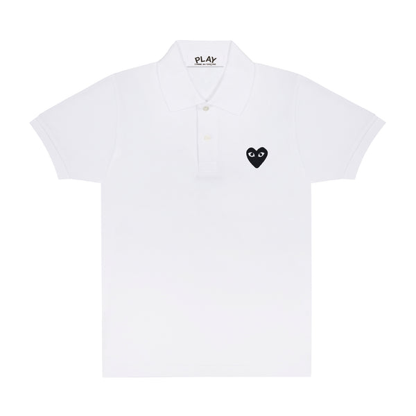 Play - Black Polo Shirt - (White)