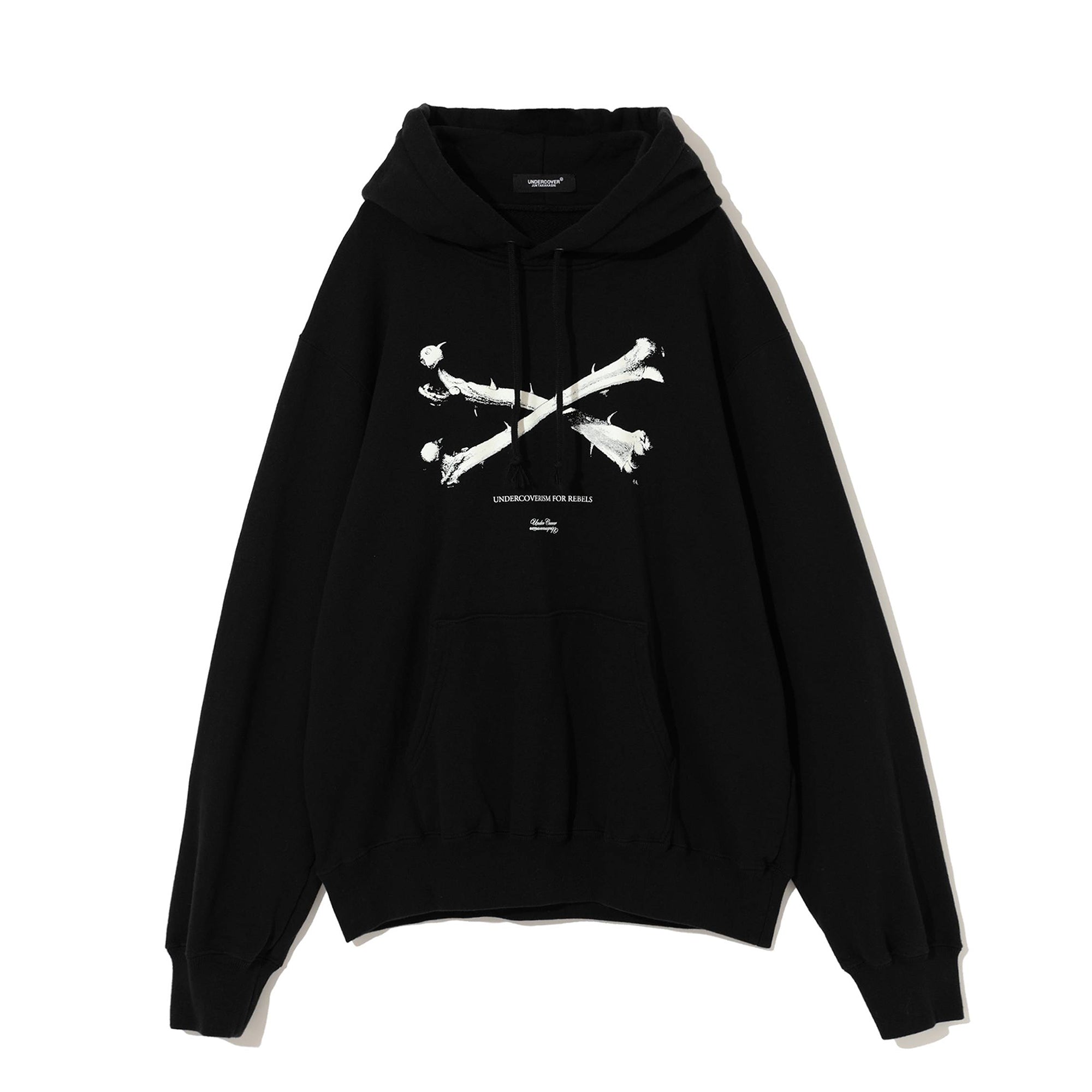 Undercover Men's Bones Hoodie (Black) | Dover Street Market E-Shop ...